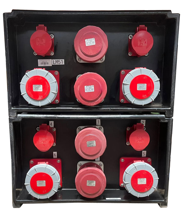 63 Amp Power Distribution (Three Phase Site Distribution)